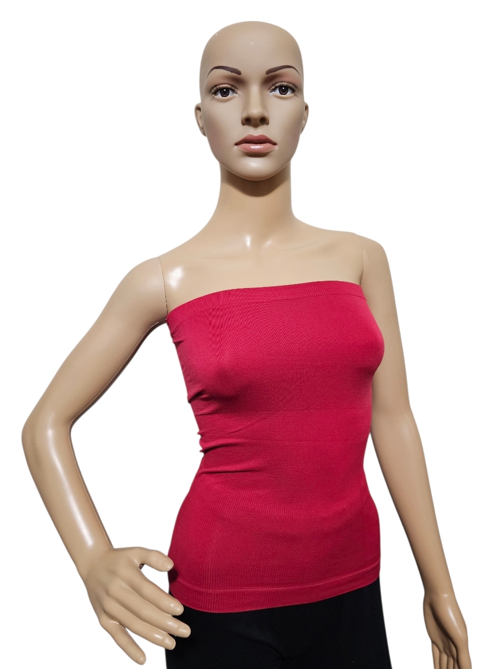 Solid Red Tube Top